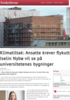 Klimatiltak: Ansatte krever flykutt, Iselin Nybø vil se på universitetenes bygninger