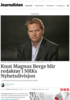 Knut Magnus Berge blir redaktør i NRKs Nyhetsdivisjon