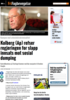 Kolberg (Ap) refser regjeringen for slapp innsats mot sosial dumping