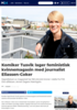 Komiker Tusvik lager feministisk kvinnemagasin med journalist Eliassen-Coker