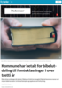 Kommune har betalt for bibelutdeling til femteklassinger i over tretti år