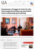 Kommunen vil legge til rette for økt internasjonal kontakt og samarbeid innen utdanning og forskning