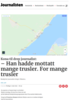 Kona til drep journalist: - Han hadde mottatt mange trusler. For mange trusler