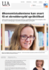 Økonomistudentene kan snart få et skreddersydd språktilbud