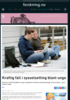 Kraftig fall i sysselsetting blant unge