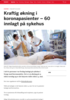 Kraftig økning i koronapasienter - 60 innlagt på sykehus