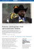 Krever sanksjoner mot sørsudanske ledere