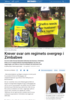 Krever svar om regimets overgrep i Zimbabwe