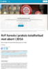 KrF foreslo i praksis totalforbud mot abort i 2016