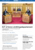KrF vil kreve utviklingsdepartement