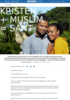 KRISTEN + MUSLIM = SANT