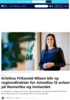 Kristina Fritsvold Nilsen blir ny leder for Amedia i Romerike og Innlandet. Skal ha ansvar for 12 mediehus