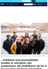 - Kritikken mot journalistikk-studiet er ufortjent, sier studentene. Nå mobiliserer de for å bevare linja på Nord universitet