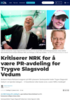 Kritiserer NRK for å være PR-avdeling for Trygve Slagsvold Vedum