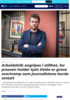 KRONIKK Arbeidsfolk angripes i stillhet, for pressen holder tyst: Dette er grove overtramp som journalistene burde omtalt