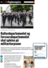 Kulturdepartementet og Forsvarsdepartementet skal spleise på militærkorpsene