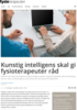 Kunstig intelligens skal gi fysioterapeuter råd