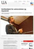 Kuttbudsjett for universiteter og høyskoler
