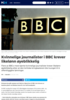 Kvinnelige journalister i BBC krever likelønn øyeblikkelig