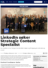 LinkedIn søker Strategic Content Specialist