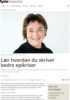 Lær hvordan du skriver bedre epikriser