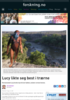 Lucy likte seg best i trærne