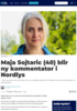 Maja Sojtaric (40) blir ny kommentator i Nordlys