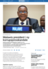 Malawis president i ny korrupsjonsskandale
