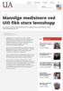 Mannlige medisinere ved UiO fikk store lønnshopp