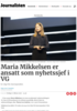 Maria Mikkelsen er ansatt som nyhetssjef i VG