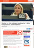 Marine Le Pen anklager mediene for å drive kampanje for motkandidaten