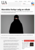 Marokko forbyr salg av nikab
