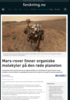 Mars-rover finner organiske molekyler på den røde planeten