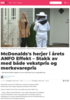 McDonalds's herjer i årets ANFO Effekt - Stakk av med både vekstpris og merkevarepris