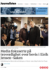 Media fokuserte på troverdighet over bevis i Eirik Jensen-saken