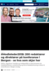 #Medieleder2018: 200 redaktører og direktører på konferanse i Bergen - se hva som skjer her