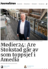 Medier24: Are Stokstad går av som toppsjef i Amedia