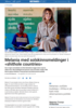 Melania med solskinnsmeldinger i «shithole countries»