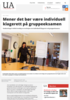Mener det bør være individuell klagerett på gruppeeksamen