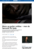 Menn og gutter voldtas - men de færreste får hjelp