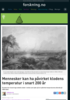 Mennesker kan ha påvirket klodens temperatur i snart 200 år