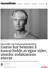 Mer bråk om Psykologtidsskriftet: Eierne har bestemt å kunne holde av egne sider, utenfor redaktørens ansvar