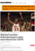Michael Jordan-dokumentaren satte seerrekord for ESPN