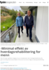 -Minimal effekt av hverdagsrehabilitering for menn
