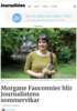 Morgane Fauconnier blir Journalistens sommervikar