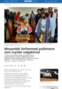 Mosambik forfremmet politimenn som myrdet valgaktivist