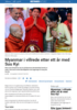 Myanmar i villrede etter ett år med Suu Kyi