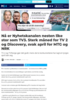 Nå er Nyhetskanalen nesten like stor som TV3. Sterk måned for TV 2 og Discovery, svak april for MTG og NRK