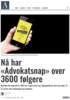 Nå har «Advokatsnap» over 3600 følgere