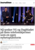 Nå tenker VG og Dagbladet på låste telefonskjermer som en egen nyhetsplattform